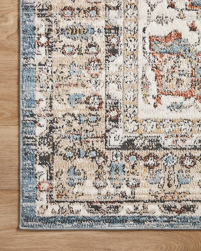 Loloi II Odette Sky/Multi 2'-7" x 12'-0" Runner Rug