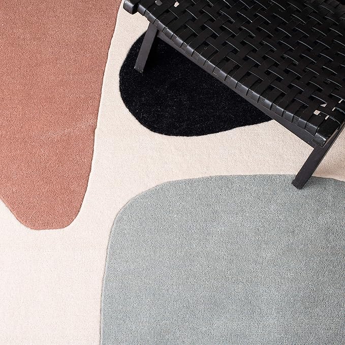 SAFAVIEH Courtyard Collection 2'3" x 22' Beige/Blue CY6062 Stripe Indoor/ Outside Waterproof Easy cleansingPatio Backyard Mudroom Runner Mat