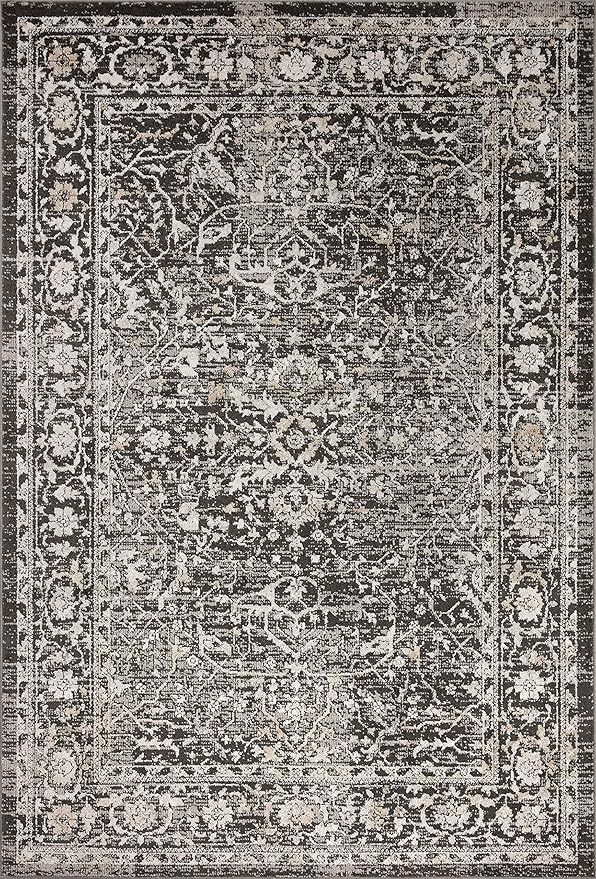 Loloi II Odette Collection ODT-01 Charcoal/Silver 9'-2" x 13' Area Rug
