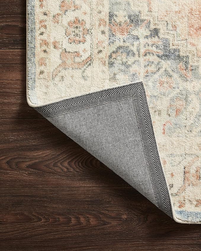 Loloi II Rosette Clay/Ivory 3'-3" x 5'-3" Accent Rug