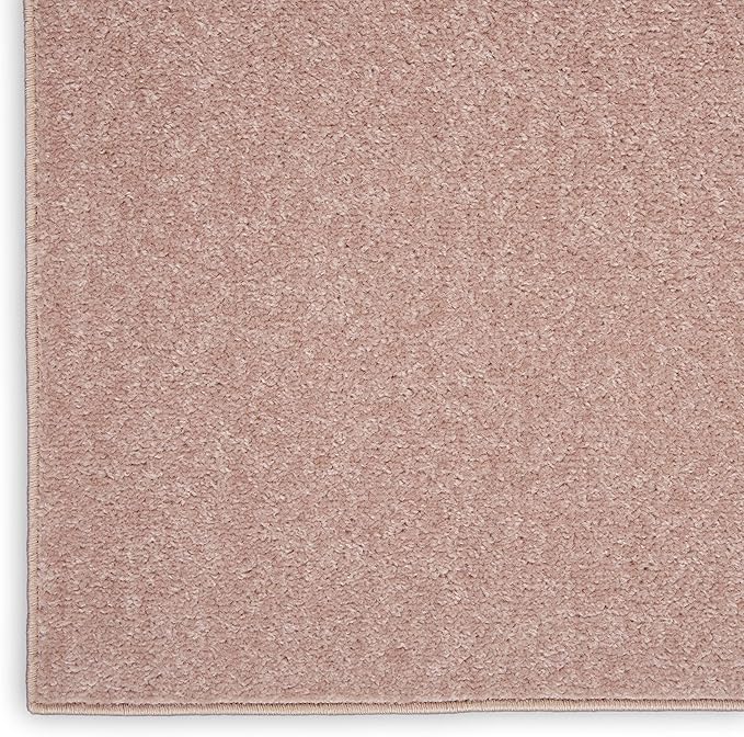 Nourison Essentials Indoor/Outdoor Pink 2' x 6' Area Rug, Easy Cleaning, Non Shedding, Bed Room, Living Room, Dining Room, Backyard, Deck, Patio (2x6)