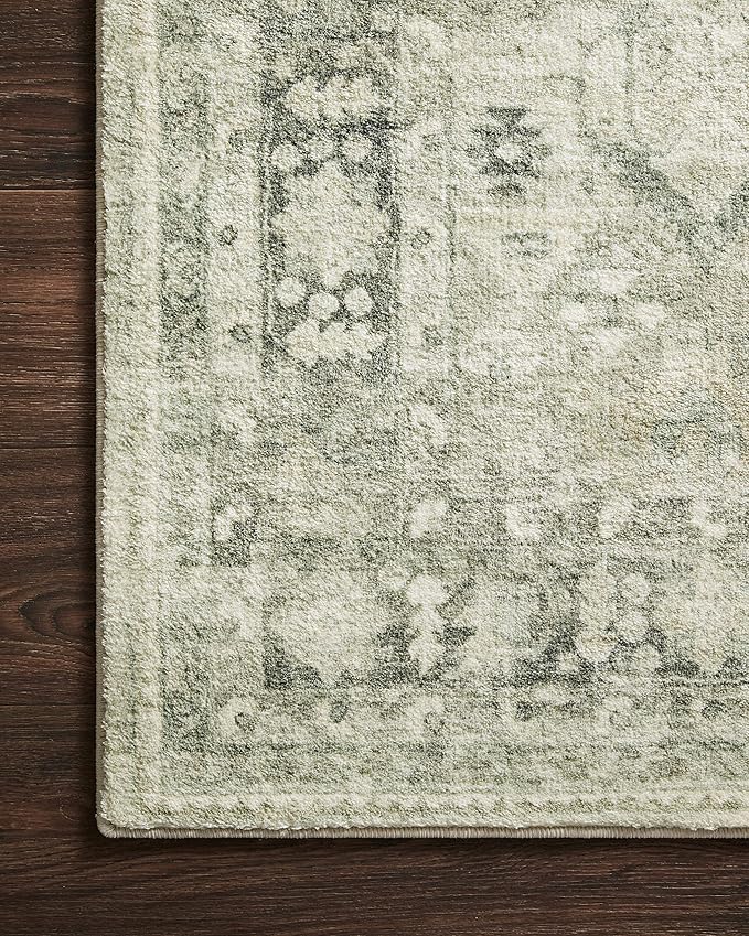Loloi II Rosette Steel/Graphite 7'-6" x 9'-6" Area Rug